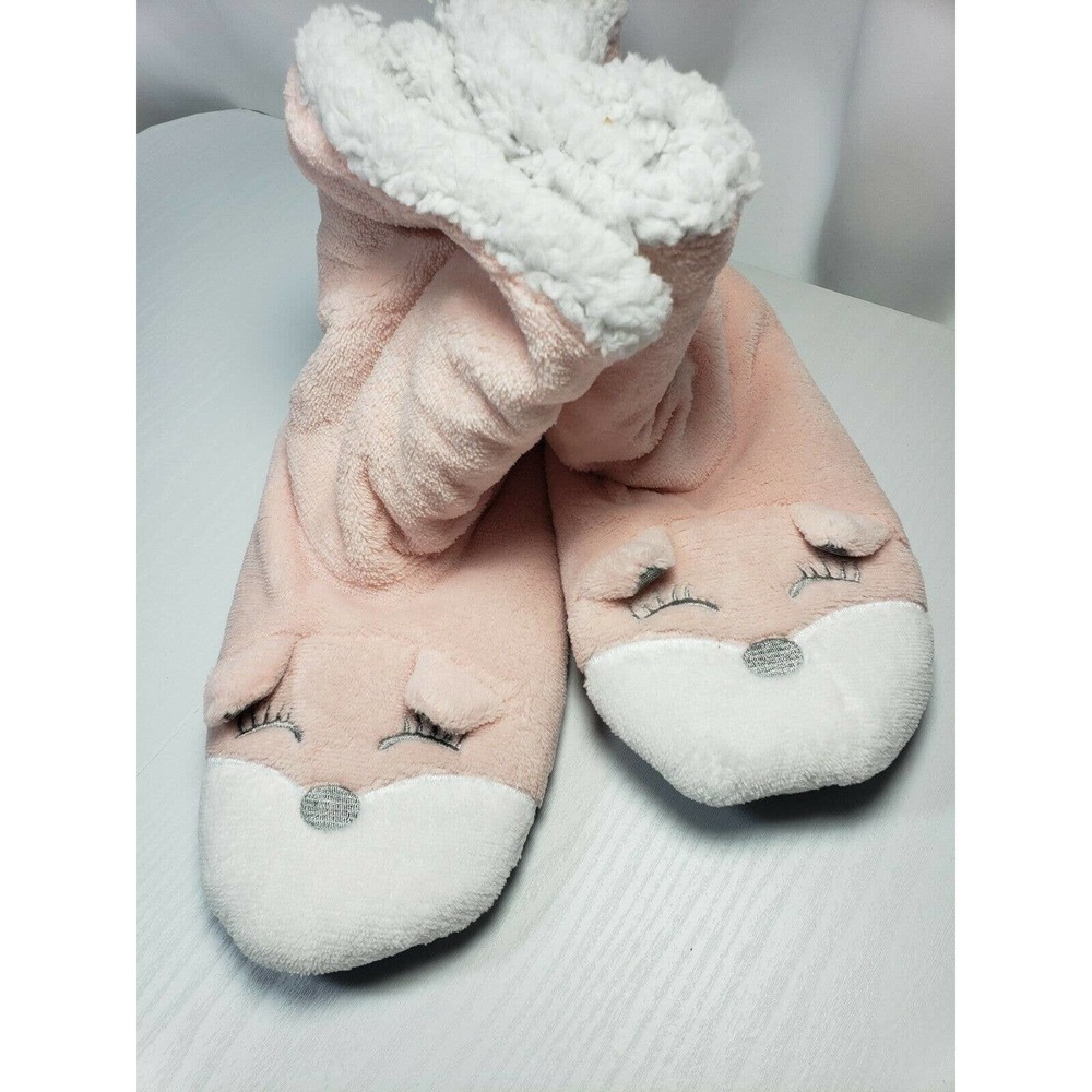 Panda Bros Slipper Socks Fuzzy Sock Slippers 8-10)